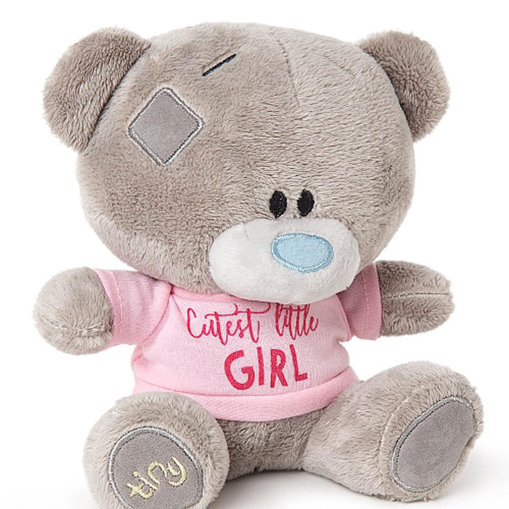 7" Cutest Little Girl T-Shirt Tiny Tatty Teddy Extra Image 1